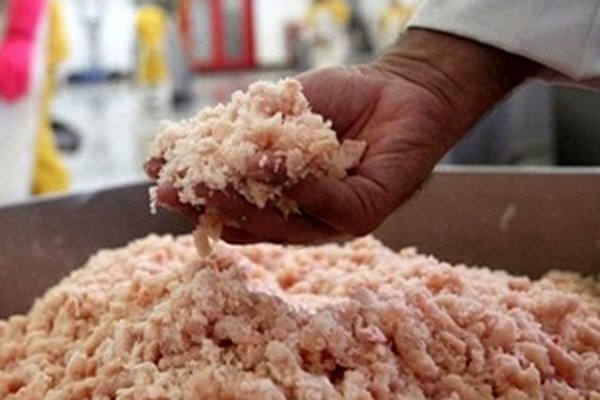 توقیف ۱۵ تن خمیر مرغ غیر بهداشتی در شهرضا
