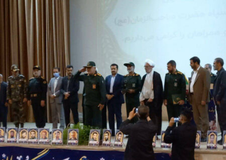 آیین تکریم و معارفه فرمانده ناحیه مقاومت بسیج شهرضا برگزار شد