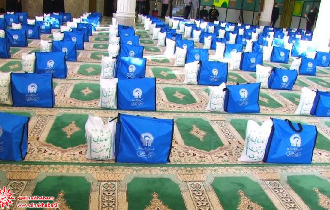 ۱۵۰ سبد غذایی توسط دفتر رابط آستان قدس رضوی در شهرضا توزیع شد