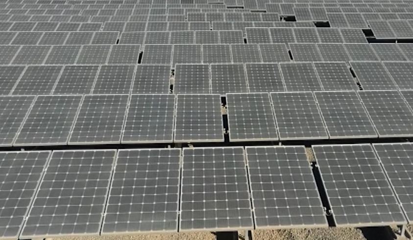 بزرگترین طرح نیروگاه خورشیدی جنوب استان اصفهان به بهره برداری رسید