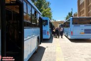 ۵ دستگاه اتوبوس بازسازی شده شهرداری شهرضا به بهره برداری رسید