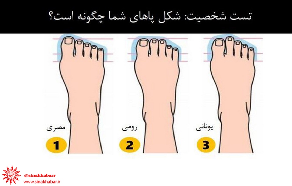 شخصیت شناسی؛ انگشتان پای شما چگونه است؟