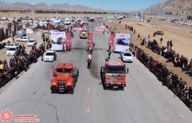 مسابقات شتاب کامیون‌های کشنده کشور در شهرضا برگزار شد
