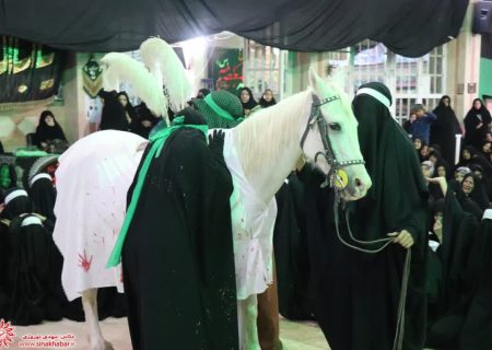 اجرای نمایش آئینی بانوی دشت در دارالکریمه حضرت رقیه(س) توسط گروه هنری ارغوان