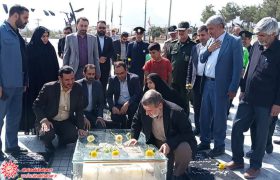 بهره برداری از طرح های هفته دولت در شهرضا با حضور  معاون سیاسی امنیتی و اجتماعی استانداری اصفهان