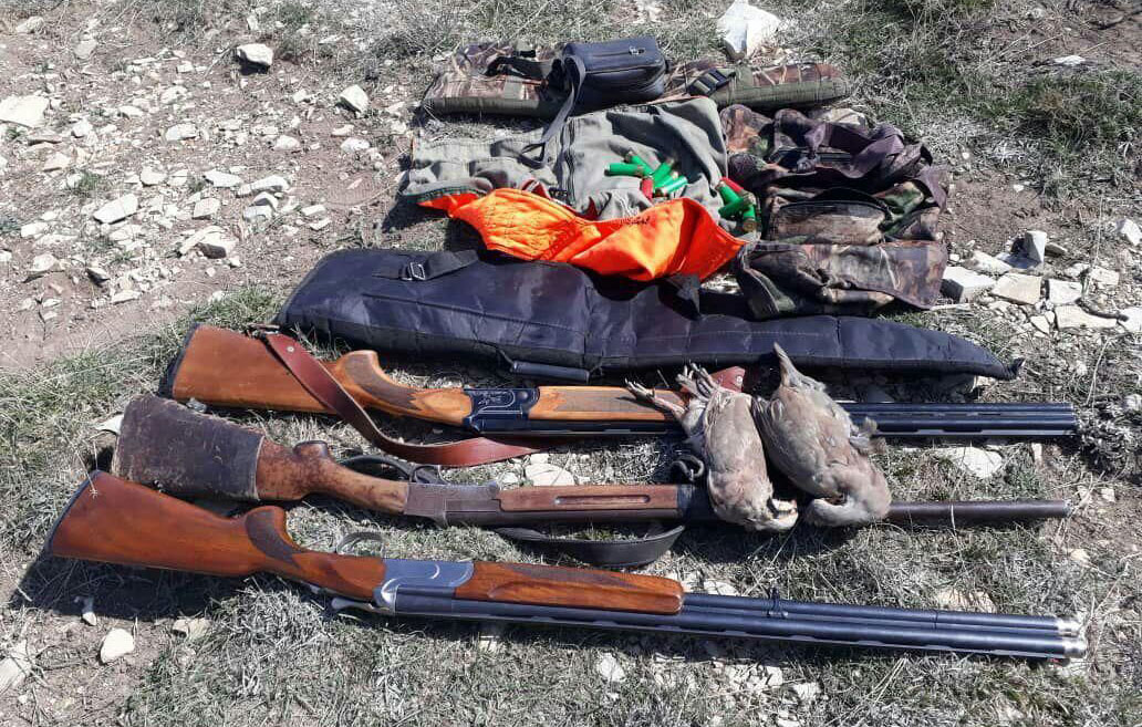 متخلفان شکار و صید غیر مجاز در شهرستان سمیرم دستگیرشدند