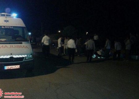 تصادف در جاده اصفهان-شهرضا یک کشته و دو مصدوم برجای گذاشت