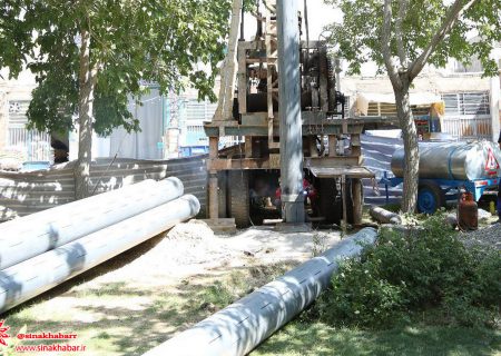 خط انتقال آب چاه شهرک امیرکبیر شهرضا به بهره برداری رسید