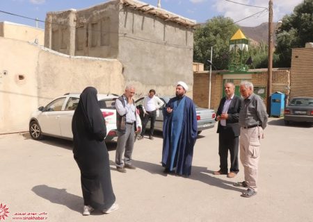 بازدید روسای ادارات تبلیغات اسلامی و کمیته امداد شهرضا از روستای هونجان، سرکشی به منازل محرومین، دیدار با دهیار، امام جماعت و اهالی روستا و جلسه با مسئولین مرکز نیکوکاری کریم اهل بیت(ع) هونجان