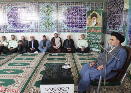 مراسم روضه و عزاداری به مناسبت شهادت امام صادق(ع) در فرماندهی انتظامی شهرضا با حضور سبزپوشان حافظ امنیت