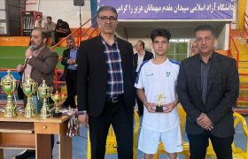 امیرعلی جاوری پدیده فوتسال شهرضا، به تیم ملی فوتسال جوانان دعوت شد