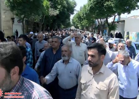 سیاه پوش شدن منزل پدری سردار سلامی در زادگاهش