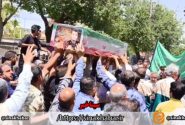 راهپیمایی جمعه خشم و نصر و تشییع پیکر شهید مدافع وطن محمد امین صدری در شهرضا