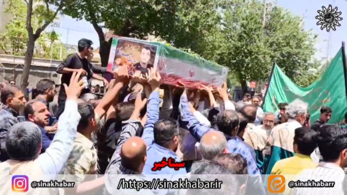 راهپیمایی جمعه خشم و نصر و تشییع پیکر شهید مدافع وطن محمد امین صدری در شهرضا