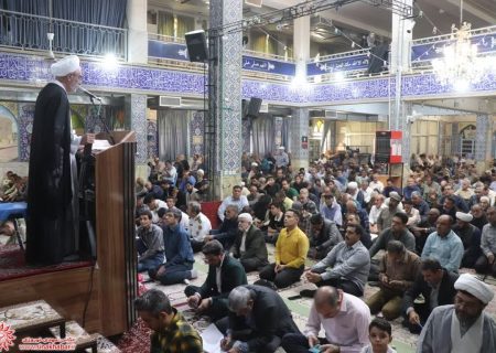 نمازجمعه وحدت آفرین و باشکوه مردم شهرضا و محکومیت حملات رژیم صهیونیستی