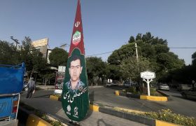  شهرضا مزین به تصاویر فرماندهان شهید و شهدای سرافراز مدافع وطن شد