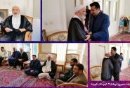  دیدار فرماندار و امام جمعه شهرضا با شهید زنده حادثه هفتم تیر