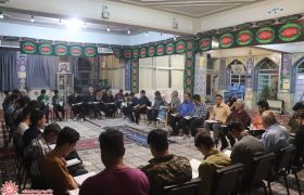 مراسم ختم قرآن در مسجد حضرت صدیقه طاهره(س) به یاد  شهدای جنگ تحمیلی ۱۲ روزه