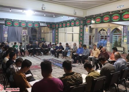 مراسم ختم قرآن در مسجد حضرت صدیقه طاهره(س) به یاد  شهدای جنگ تحمیلی ۱۲ روزه