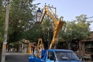 کاهش چشمگیر مصرف برق در شهرضا با اجرای طرح تعویض لامپ‌های معابر