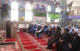 گردهمایی روحانیون و ائمه جماعات شهرضا با موضوع جهاد تبیین جنگ ۱۲ روزه
