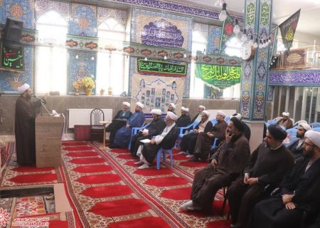 گردهمایی روحانیون و ائمه جماعات شهرضا با موضوع جهاد تبیین جنگ ۱۲ روزه