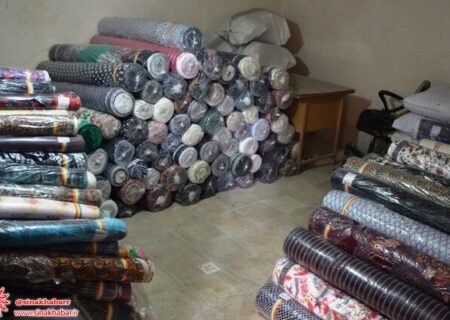 توقیف محموله ۴۰۰ میلیاردی پارچه قاچاق در شهرضا