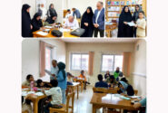 محفل هم‌نویسی خوشنویسان شهرضایی در کتابخانه عمومی علامه طباطبایی برگزار شد