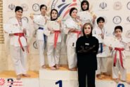 درخشش دختران کاراته‌کای شهرضا در مسابقات wskf استان اصفهان