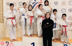 درخشش دختران کاراته‌کای شهرضا در مسابقات wskf استان اصفهان