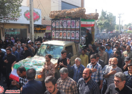 مراسم تشییع شهید مدافع وطن شهید محمد ثقفی در شهرضا