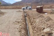 اجرای شبکه آبرسانی در اراضی بنیاد مسکن روستاهای بخش مرکزی شهرضا