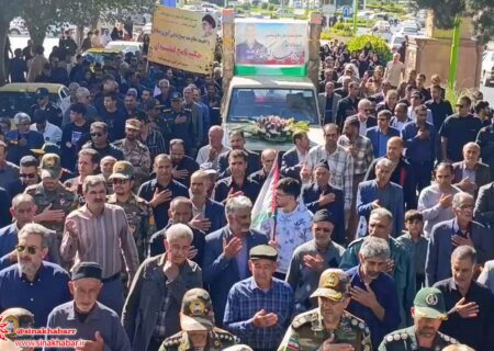 پیکر جانباز شهید حاج عبدالله کریمی در دیار شهیدپرور شهرضا تشییع شد