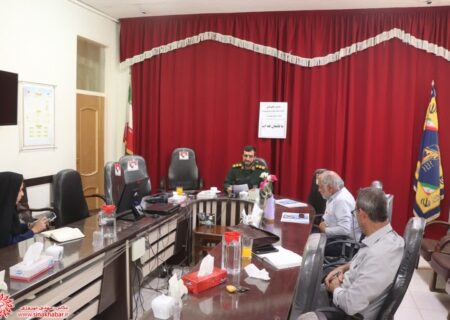 نشست خبری فرمانده ناحیه مقاومت بسیج شهرضا به مناسبت هفته دفاع مقدس