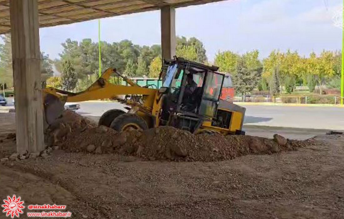 ساخت فرهنگسرای جدید پارک ملت شهرضا آغاز شد