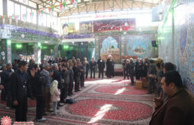برپایی مراسم روضه و عزاداری به مناسبت فاطمیه اول در تکیه توکل شهرضا
