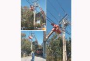 تعویض سکسیونرهای معیوب در شهرضا برای افزایش پایداری شبکه برق