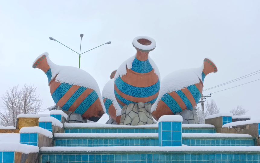 بارش ۱۳ سانتیمتر برف در شهرضا