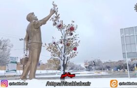 بارش ۱۳ سانتیمتری برف در شهرضا