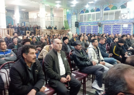 جلسه مجمع عمومی سالانه انجمن صنفی کارگران و استادکاران ساختمانی شهرستان شهرضا