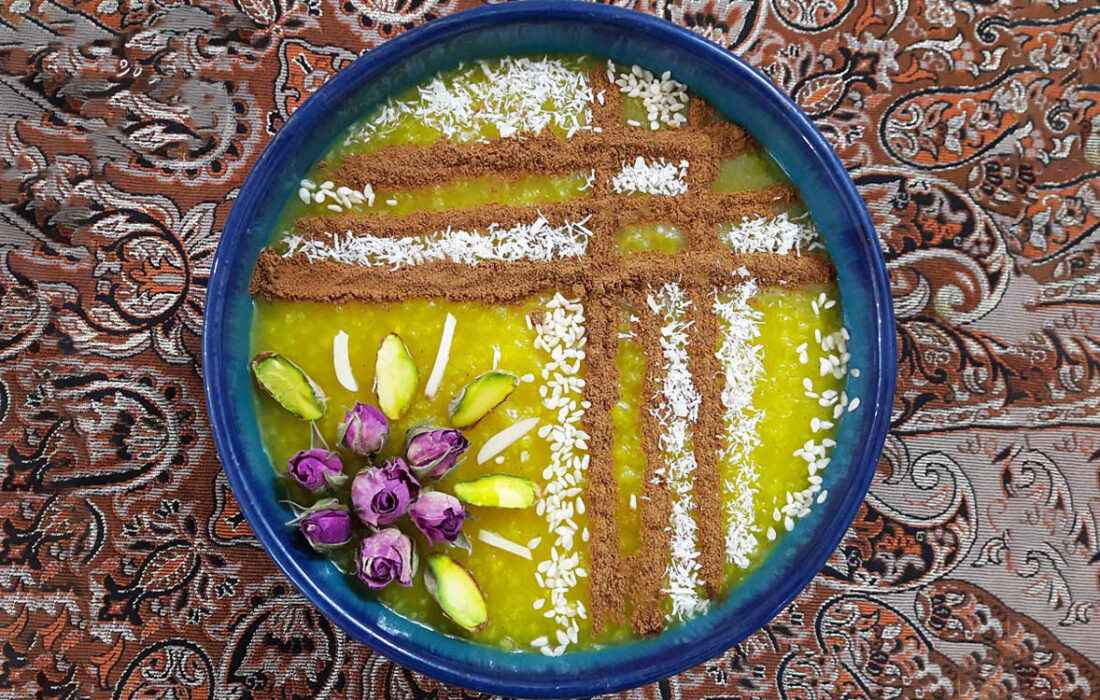 طرز تهیه شله زرد