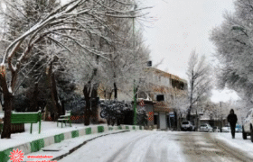 بارش برف ۲۲ سانتی متری در سمیرم