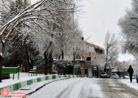 بارش برف ۲۲ سانتی متری در سمیرم