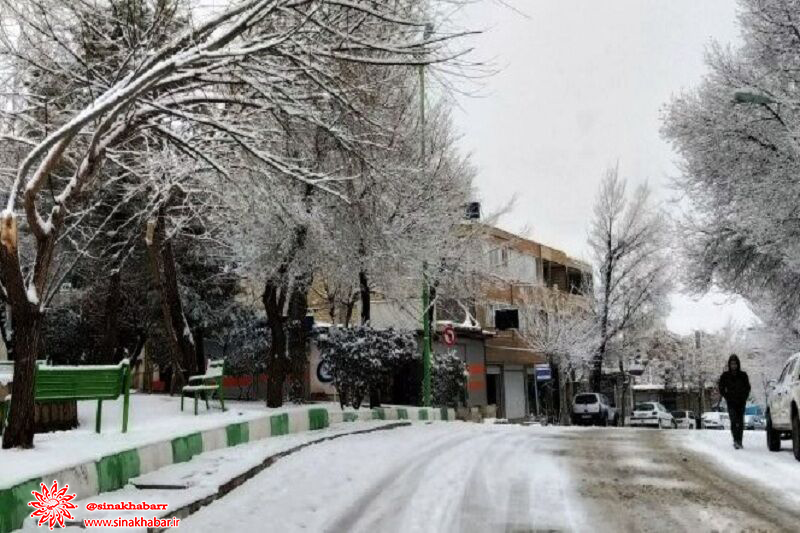 بارش برف ۲۲ سانتی متری در سمیرم