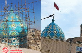همزمان با پایان مرمت گنبد امامزادگان طاهر و منصور در کاشان