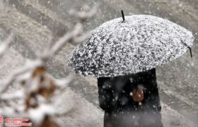 صدور هشدار سطح زرد هواشناسی در پی بارانی و برفی شدن استان