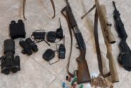 کشف سلاح و ادوات شکار غیرمجاز در سمیرم