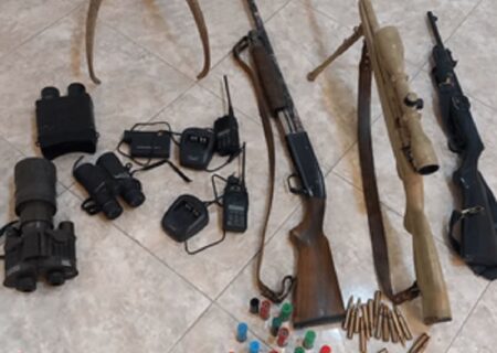 کشف سلاح و ادوات شکار غیرمجاز در سمیرم