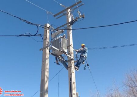 بهبود شبکه برق دهاقان به کابل خودنگهدار