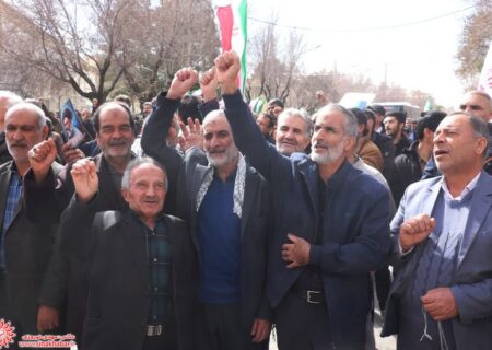 راهپیمایی ۲۲ بهمن ماه در شهرضا